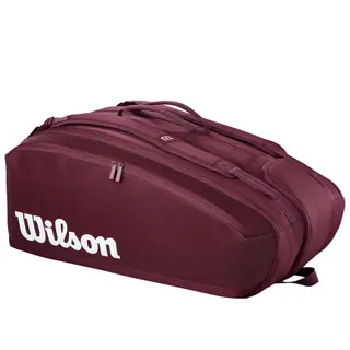 Produktfoto för Wilson Defyer V1 Racket Bag 15Pk Red, Tennisväska