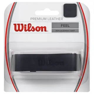 Produktfoto för Wilson Premium Leather Grip Svart 1-Pack