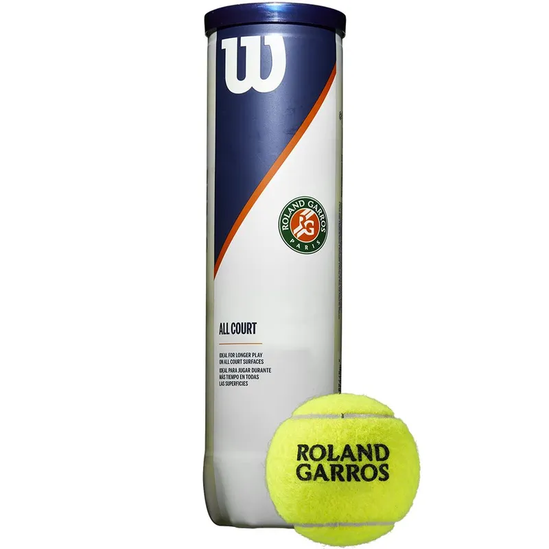 Alternativ bild 0 för Wilson ROLAND GARROS ALL COURT 4, Gul, Gummi, Tub (förpackning)