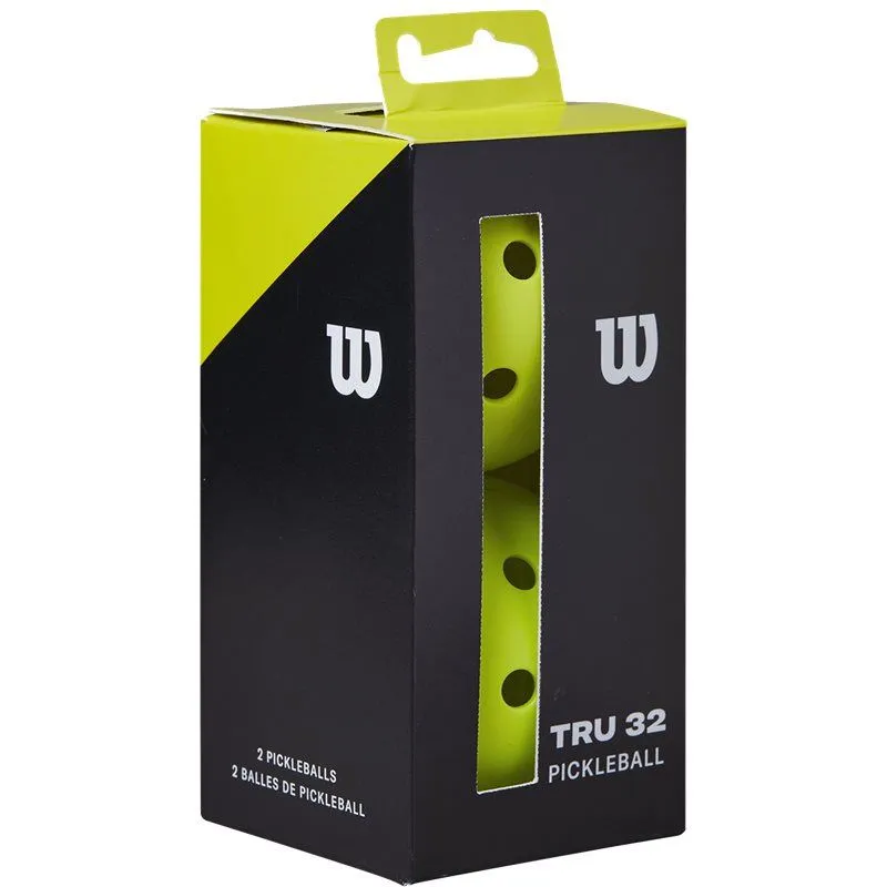 Bild 1 för Wilson Tru 32 2-Pack Yellow, Pickleballbollar