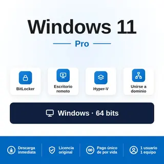 Produktfoto för Windows 11 Pro - Licens - 1 licens - OEM - DVD - 64-bit - engelska