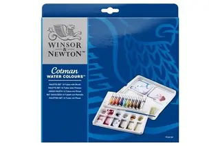 Produktfoto för WINSOR & NEWTON Akvarellfärg set Cotman 10/fp