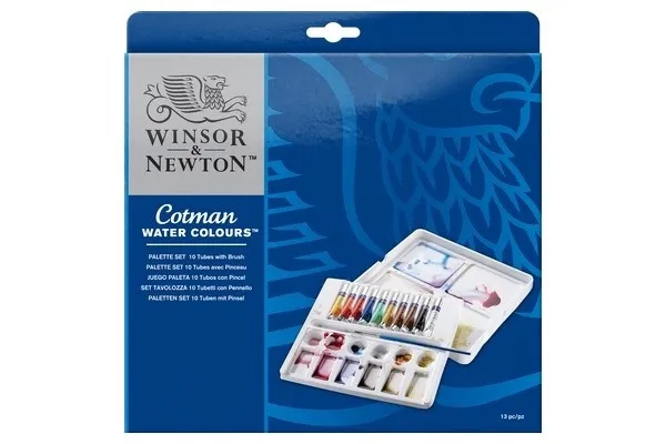 Alternativ bild 0 för WINSOR & NEWTON Akvarellfärg set Cotman 10/fp