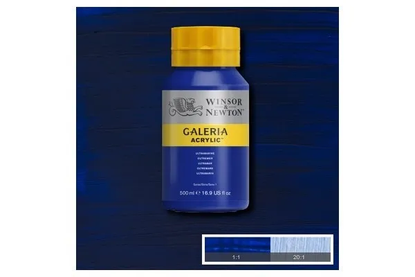 Alternativ bild 0 för Winsor & Newton Galeria Acrylic, 500 ml, Blå, Burk