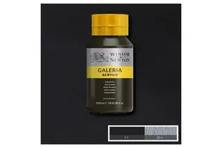 Produktfoto för Winsor & Newton Galeria Acrylic, 500 ml, Svart, Burk