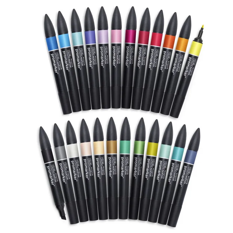Alternativ bild 0 för Winsor Promarker set 24st, Art & illustration