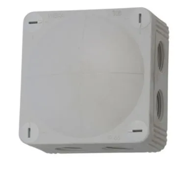 Alternativ bild 0 för Wiskas prefabricerad burk grå metrisk - Combi 308, 85x85x50mm, f/8st M20-fästen, IP66/IP67