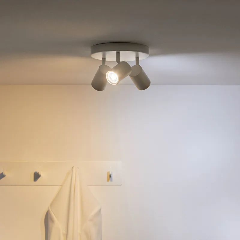 Bild 2 för WiZ - Imageo WiZ 3 Plafond Round RGB White WiZ
