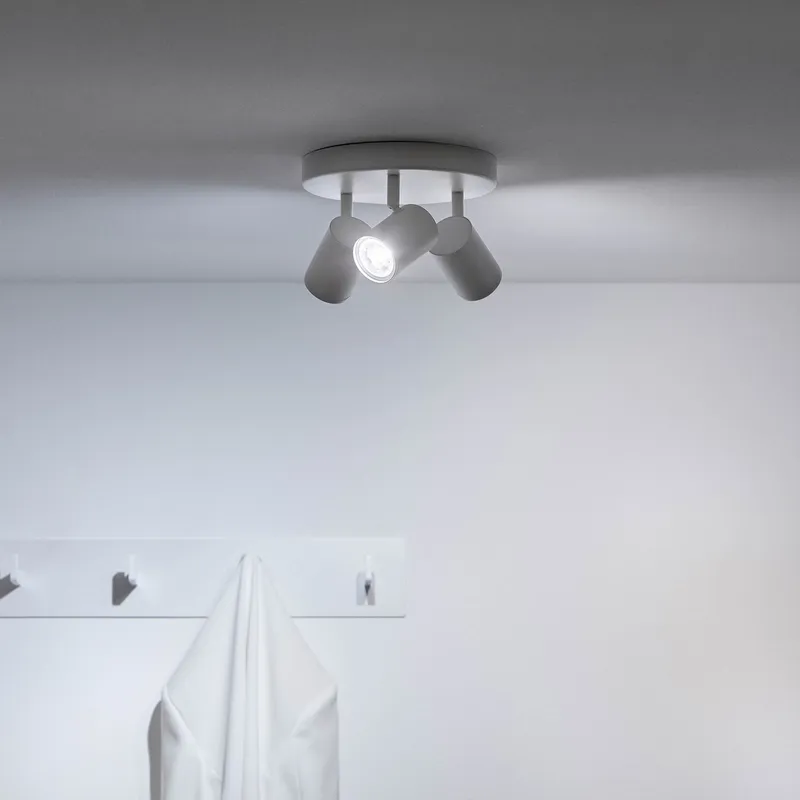 Bild 4 för WiZ - Imageo WiZ 3 Plafond Round RGB White WiZ