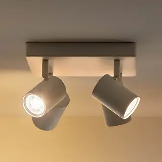 Produktfoto för WiZ - Imageo WiZ 4 Plafond Square RGB White WiZ