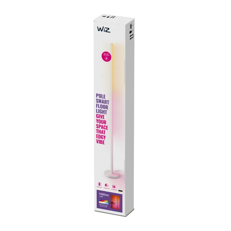 Bild 3 för WiZ - Pole Golvlampa Wi-Fi White WiZ