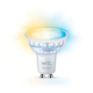 Produktfoto för WiZ Spot 50 W PAR16 GU10, Smart glödlampa, Wi-Fi/Bluetooth, Vit, GU10, PAR16, 2700 K
