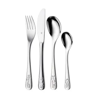 Produktfoto för WMF 12.8002.6040 Barnbestick 1 kniv, 1 gaffel, 1 sked, 1 tesked