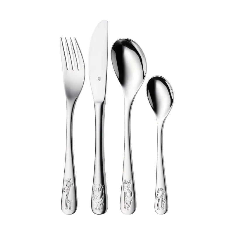 Alternativ bild 0 för WMF 12.8002.6040 Barnbestick 1 kniv, 1 gaffel, 1 sked, 1 tesked
