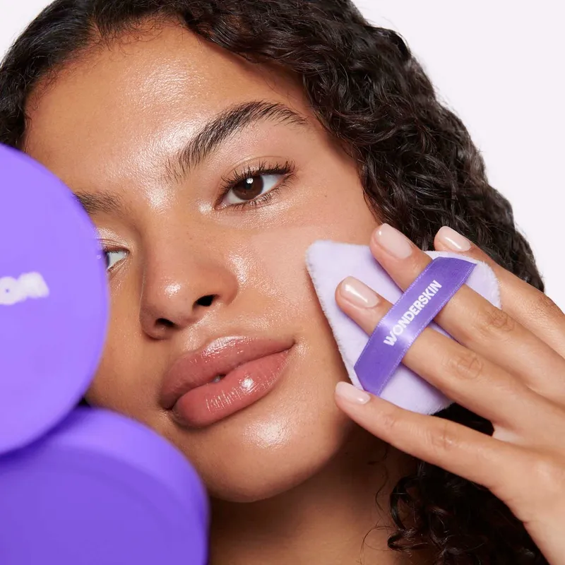 Bild 2 för Wonderskin FYP Powder Puff - Purple
