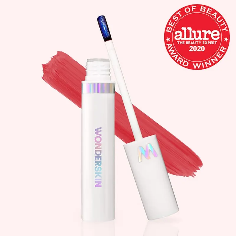 Bild 2 för Wonderskin Wonder blading lip stain & go Playful (burnt berry)