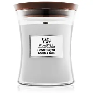 Produktfoto för WoodWick Lavender & Cedar, Andra, Grå, Transparent, CEDAR, lavendel, 1 styck