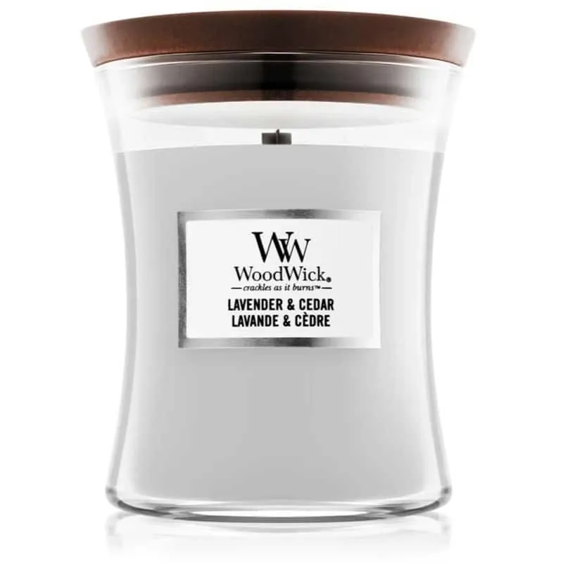 Alternativ bild 0 för WoodWick Lavender & Cedar, Andra, Grå, Transparent, CEDAR, lavendel, 1 styck