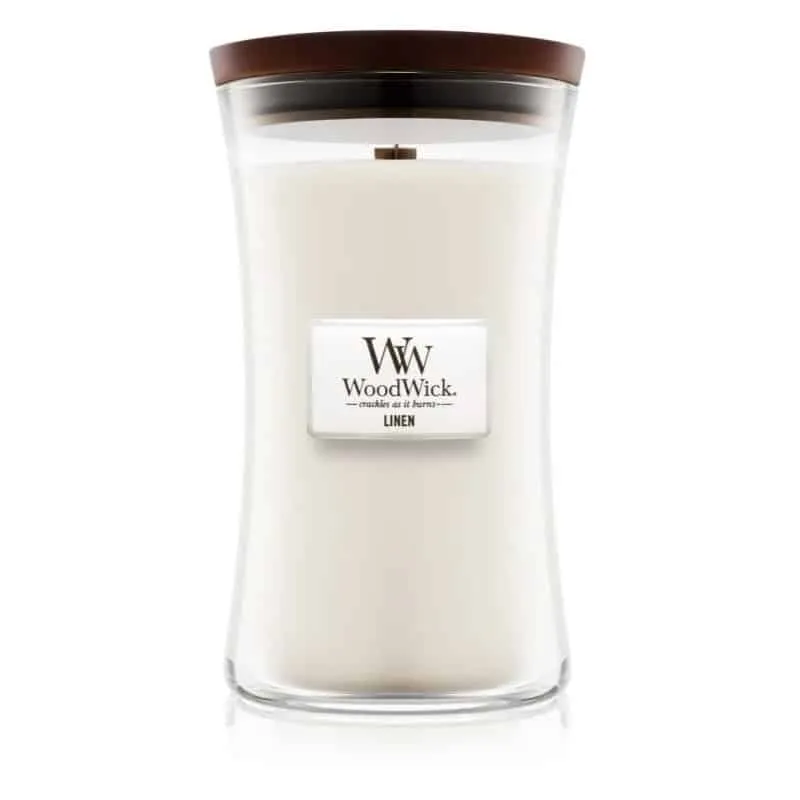 Alternativ bild 0 för WoodWick Linen, Andra, Vit, 1 styck