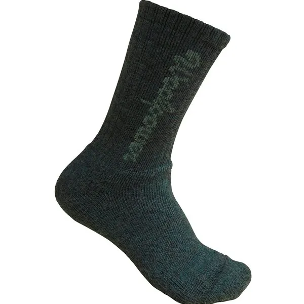 Alternativ bild 0 för Woolpower Kids Socks Classic Logo 400 Forest Green