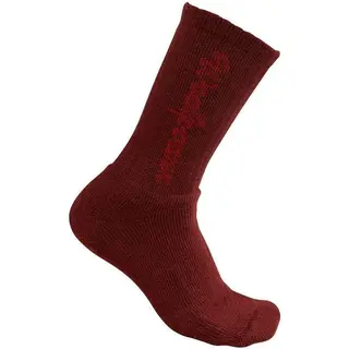 Produktfoto för Woolpower Kids Socks Classic Logo 400 Rust Red