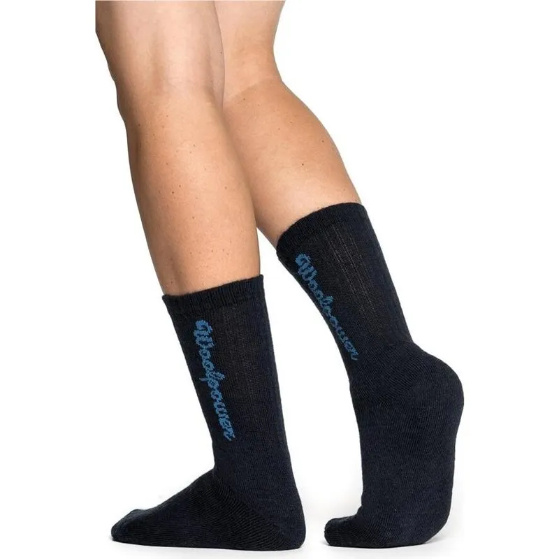 Bild 2 för Woolpower Socks Classic Logo 400 Dark Navy