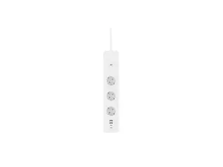 Produktfoto för WOOX R6132, 3 AC-utgångar, Type F (CEE 7/4), 1,5 m, Kabel & Trådlös, Vit, Vit