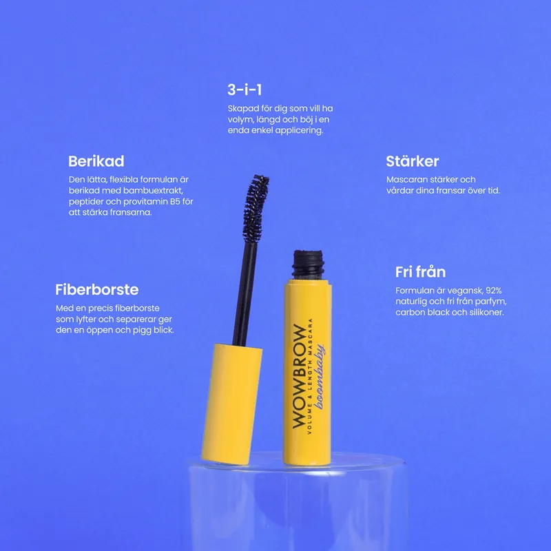 Bild 5 för WOWBROW Boom Baby Mascara 10 ml