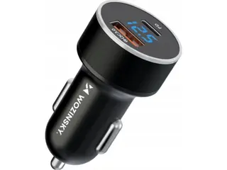 Produktfoto för Wozinsky Billaddare USB-C / USB-A, 36W - Svart