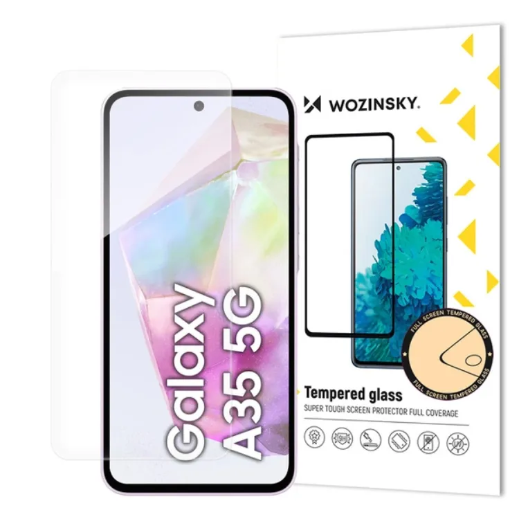 Alternativ bild 0 för Wozinsky Galaxy A35 5G Härdat glas Skärmskydd - Clear