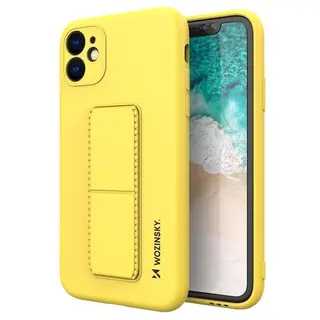 Produktfoto för Wozinsky Galaxy A72 4G Skal Kickstand Silicone - Gul