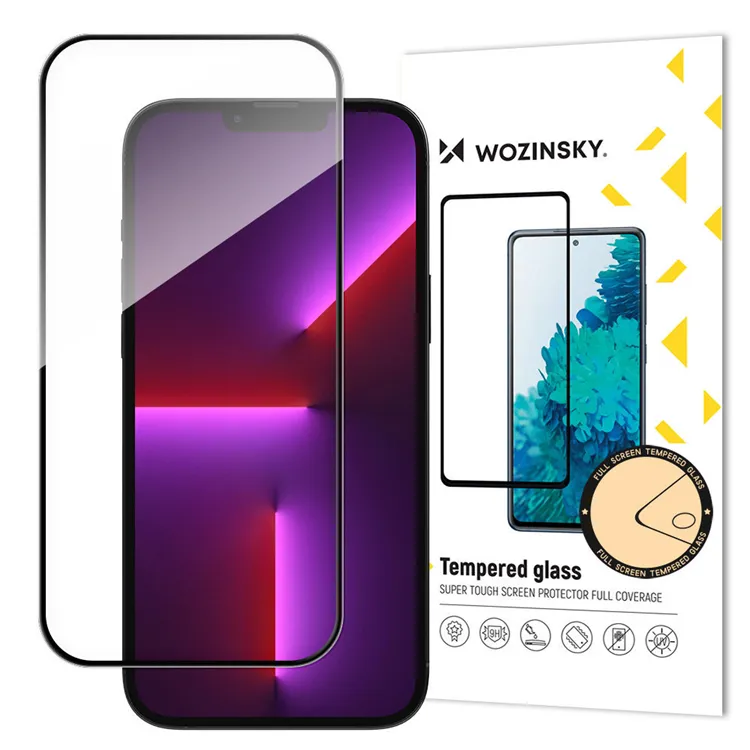 Alternativ bild 0 för Wozinsky iPhone 15 Härdat Glas Skärmskydd Full Glue - Svart