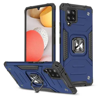 Produktfoto för Wozinsky Ring Armor  Skal Galaxy A42 - Blå