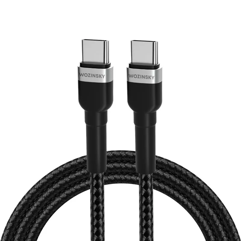 Alternativ bild 0 för Wozinsky USB-C till USB-C kabel PD 65W 1m - Svart