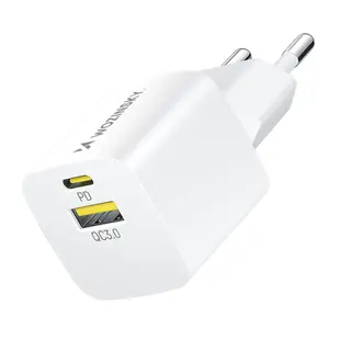 Produktfoto för Wozinsky Väggladdare GaN USB-A/USB-C 33W - Vit