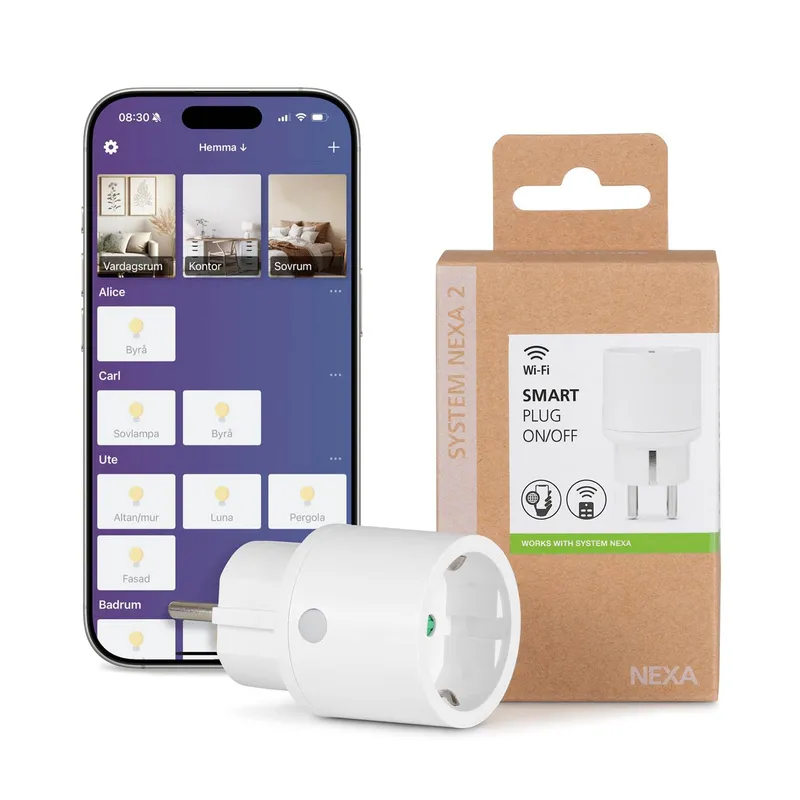 Bild 2 för WPR-01 Smart Plug På/Av 2300W System Nexa 2 WiFi/433