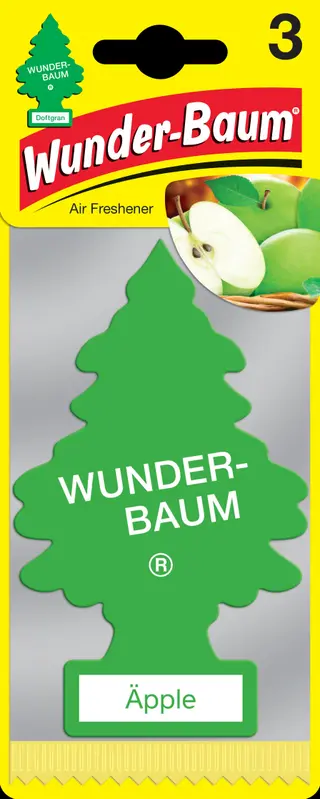 Produktfoto för Wunder-Baum Scented Tree Apple - 3 st.