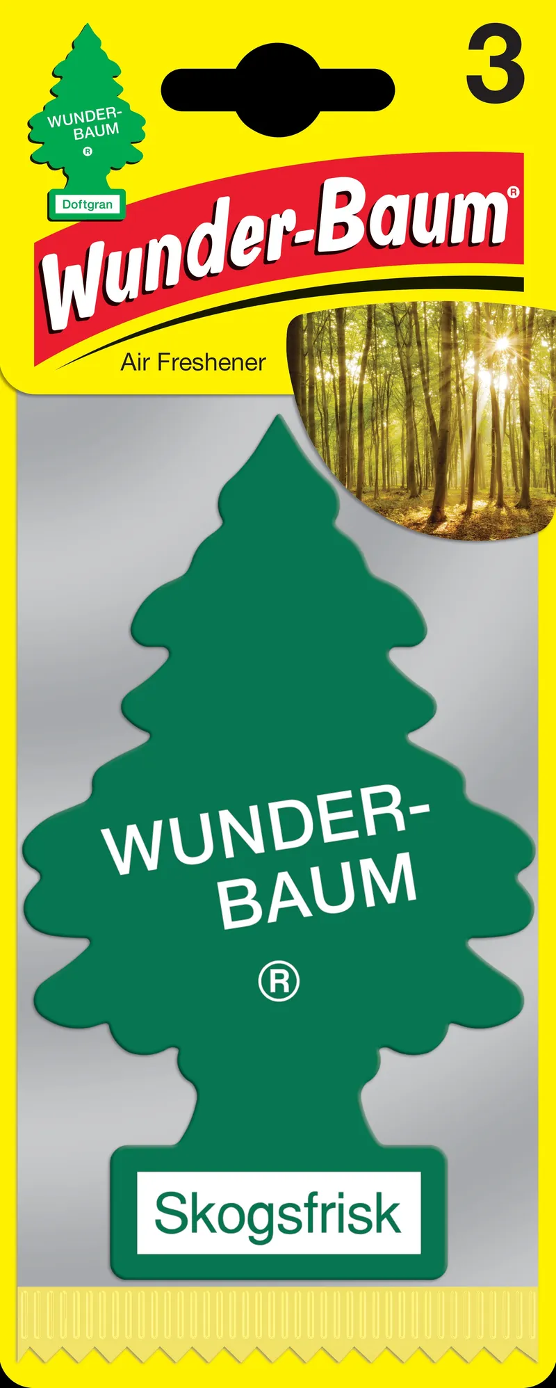 Alternativ bild 0 för Wunder-Baum Scented Tree Forest Fresh - 3 st.