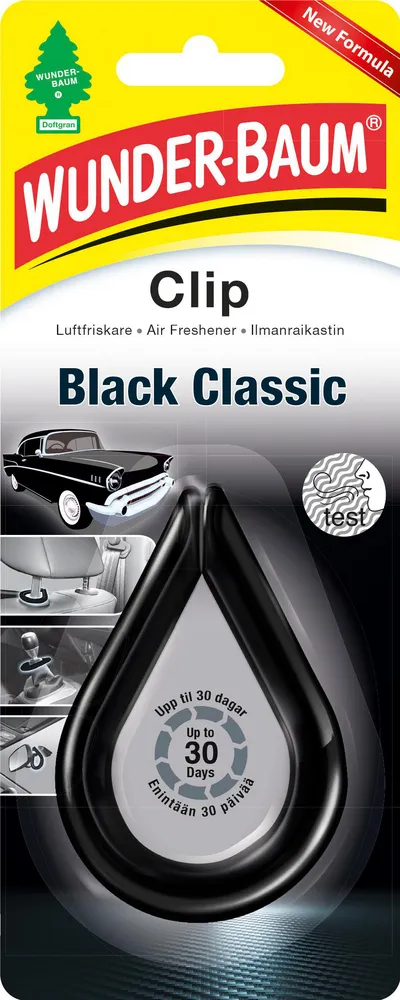 Alternativ bild 0 för WunderBaum Clip Black Ice