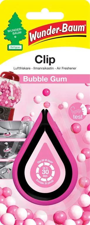 Alternativ bild 0 för WunderBaum Clip Bubble Gum