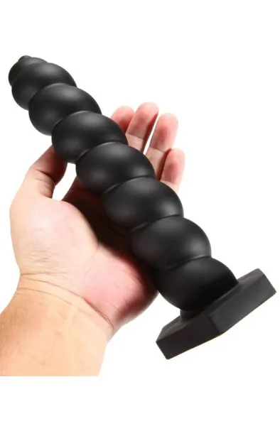 Bild 2 för X-Men Butt Plug Silicone Black Medium 24 cm Buttplug