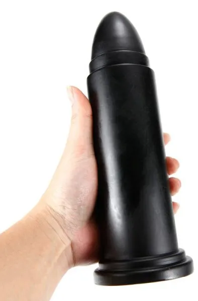 Bild 2 för X-Men Huge Butt Plug Black 26 cm