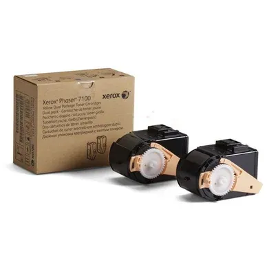 Alternativ bild 0 för Xerox 106R02604 / 7100 Yellow Toner 2-Pack - Tonerkassett Yellow