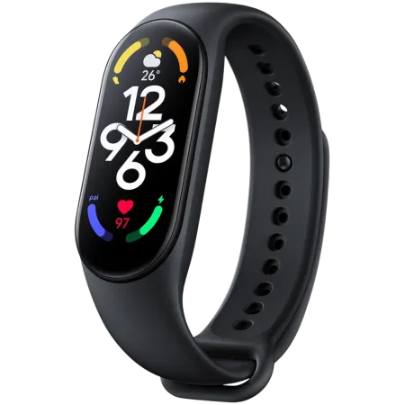 Bild 1 för Xiaomi Mi Band 7 - Aktivitetspårare med rem - TPU - svart - handledsstorlek: 160-224 mm - display 1.62 - Bluetooth - 13.5 g
