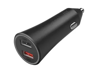 Produktfoto för Xiaomi Mi - Strömadapter för bil - 37 Watt - 3 A - Fast Charge - 2 utdatakontakter (2 x USB) - svart