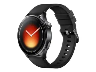 Produktfoto för Xiaomi Watch 5 - 316L rostfritt stål - smart klocka med rem - fluororubber - svart - handledsstorlek: 135-205 mm - display 1.54 - 32 GB - Bluetooth, Wi-Fi, NFC - 56 g