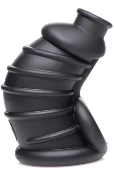 Bild 1 för XR Master Series: Dark Chamber, Silicone Chastity Cage