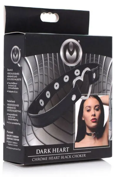 Bild 2 för XR Master Series: Dark Heart, Chrome Heart Black Choker