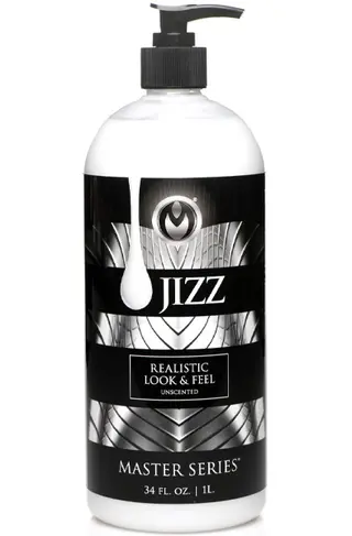 Produktfoto för XR Master Series: Jizz, White Water-Based Body Glide, 1000 ml