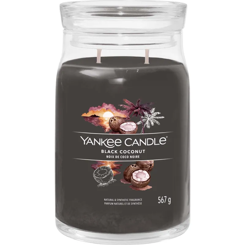 Bild 1 för Yankee Candle Black Coconut Signature Jar Large